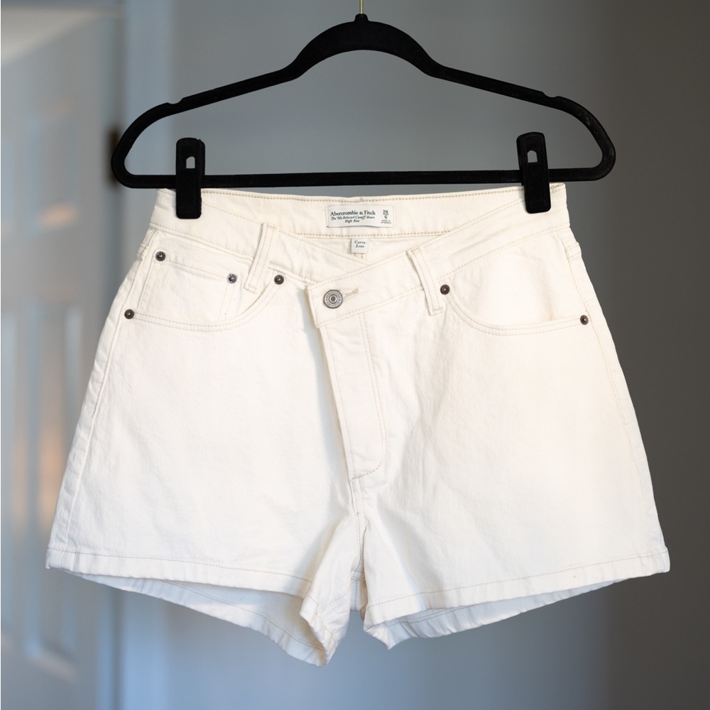 Abercrombie 90s Relaxed Cutoff Short High Rise Curve Love